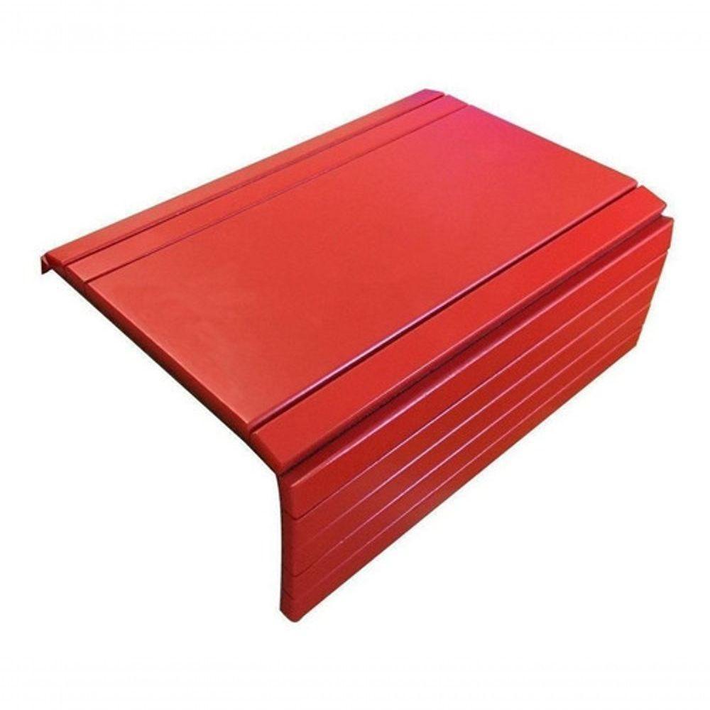 Kit 02 Esteiras Suporte Flexivel Braço Sofá Vermelha - 3