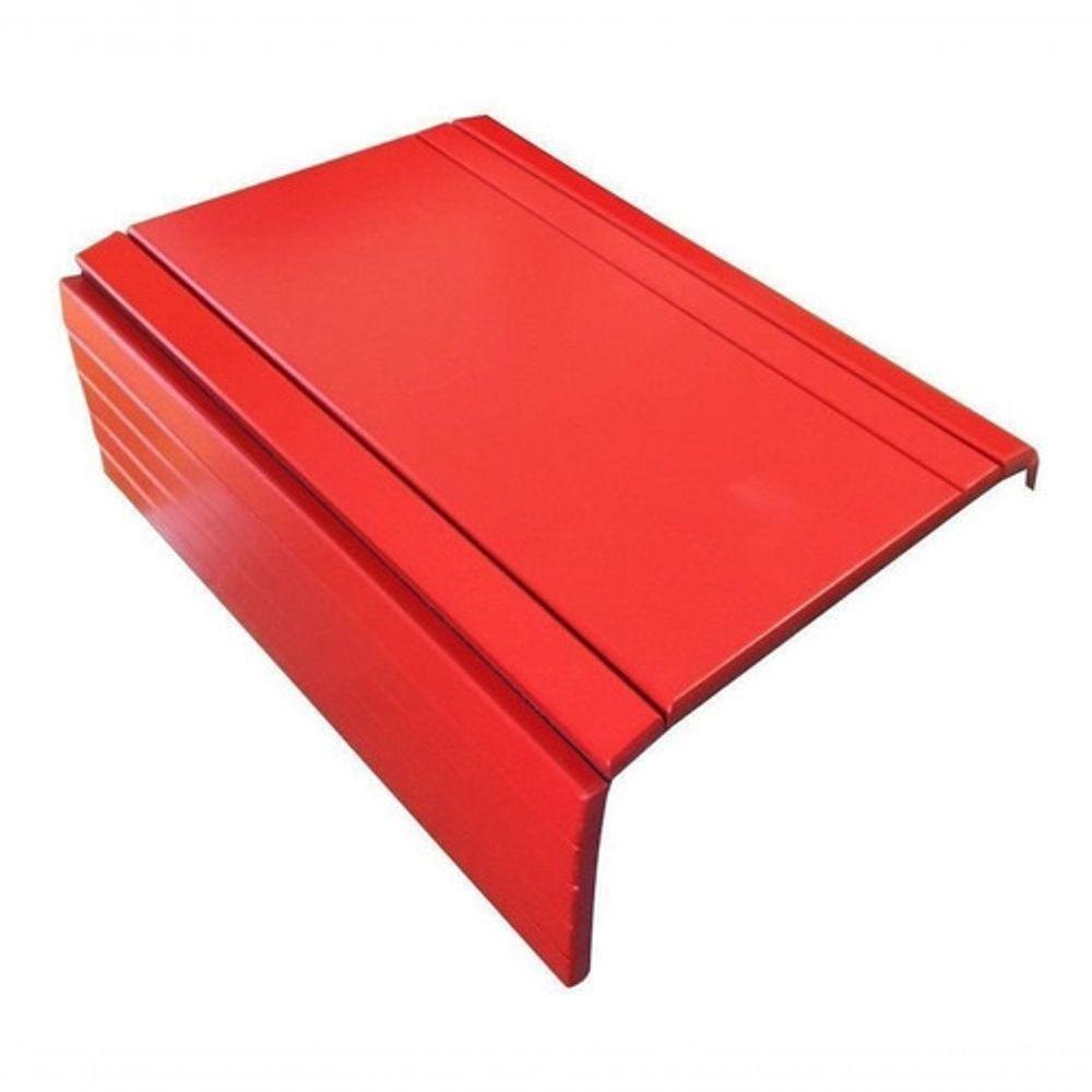Kit 02 Esteiras Suporte Flexivel Braço Sofá Vermelha - 5