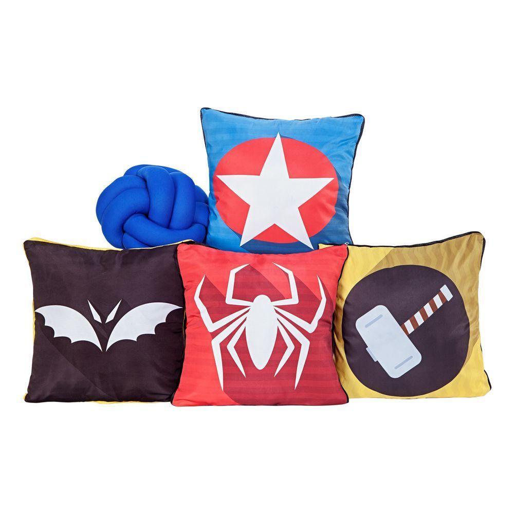 Kit de Almofadas Cheias c/ Nó Innovative Heróis 5 Peças - 4