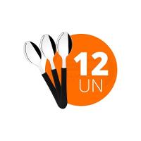 Kit - 12 Colheres De Chá Leme Com Lâmina Em Aço Inox Cabo Preto Ccpbag - Tramontina - 2