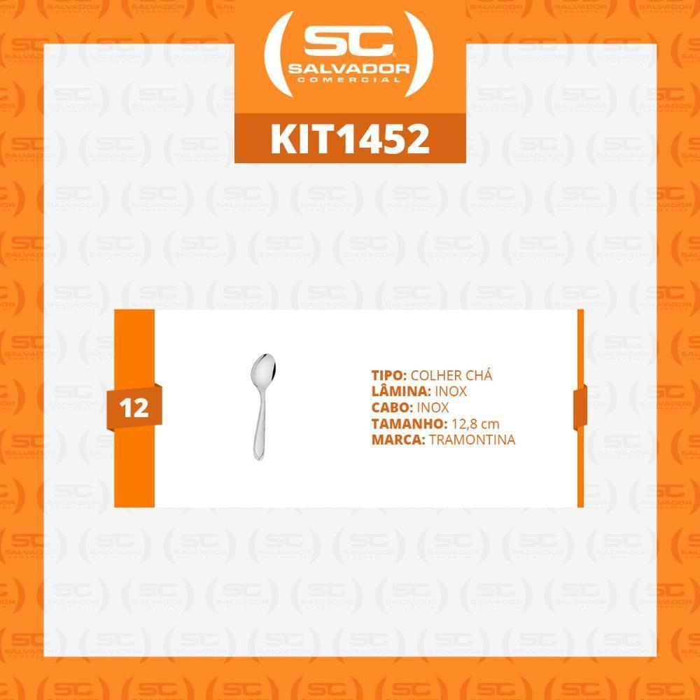 Kit - 12 Colheres De Chá Luxo Laguna Em Aço Inox Ccitop - Tramontina - 2