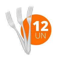 Kit - 12 Garfos De Mesa Luxo Laguna Em Aço Inox Gitop - Tramontina - 2