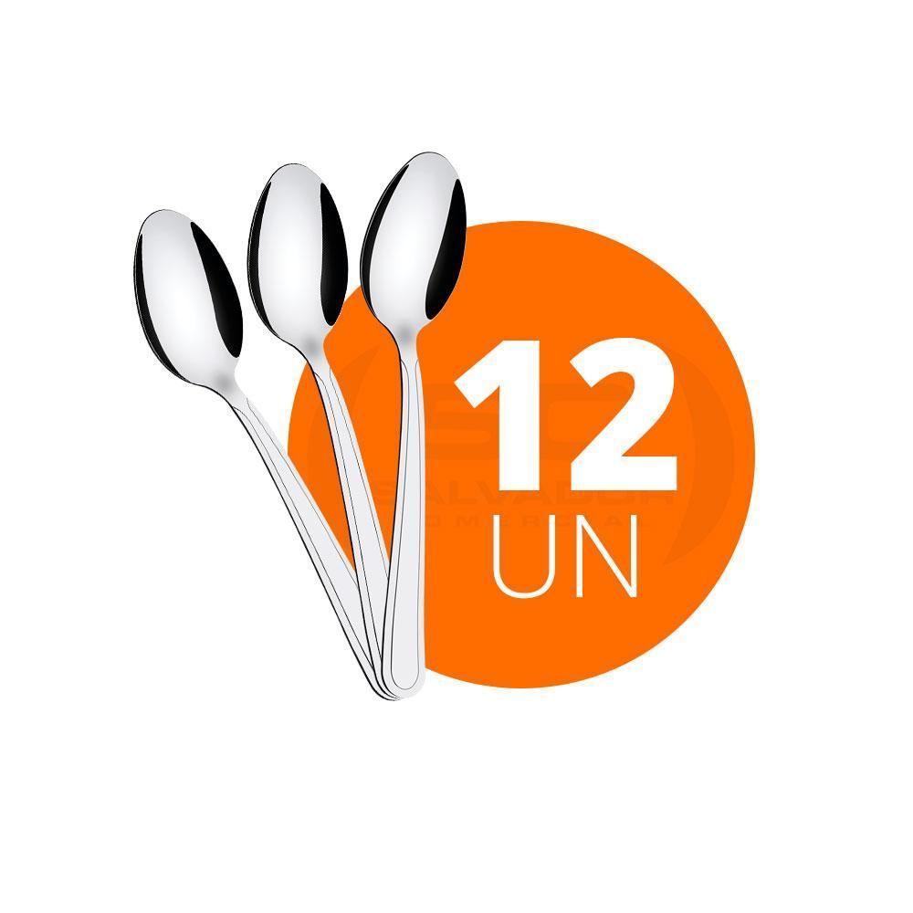 Kit - 12 Colheres De Sobremesa Búzios Em Aço Inox Csibag - Tramontina - 2