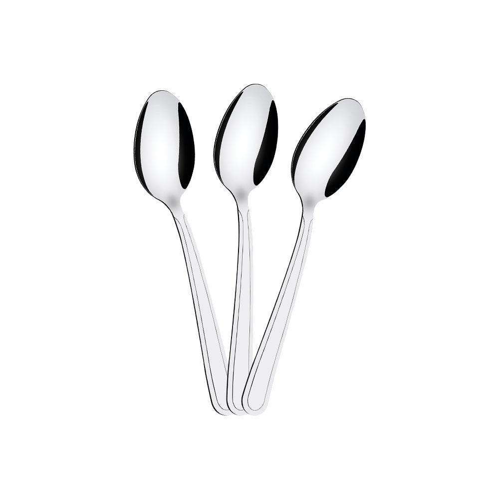 Kit - 36 Colheres De Sobremesa Búzios Em Aço Inox Csibag - Tramontina - 1