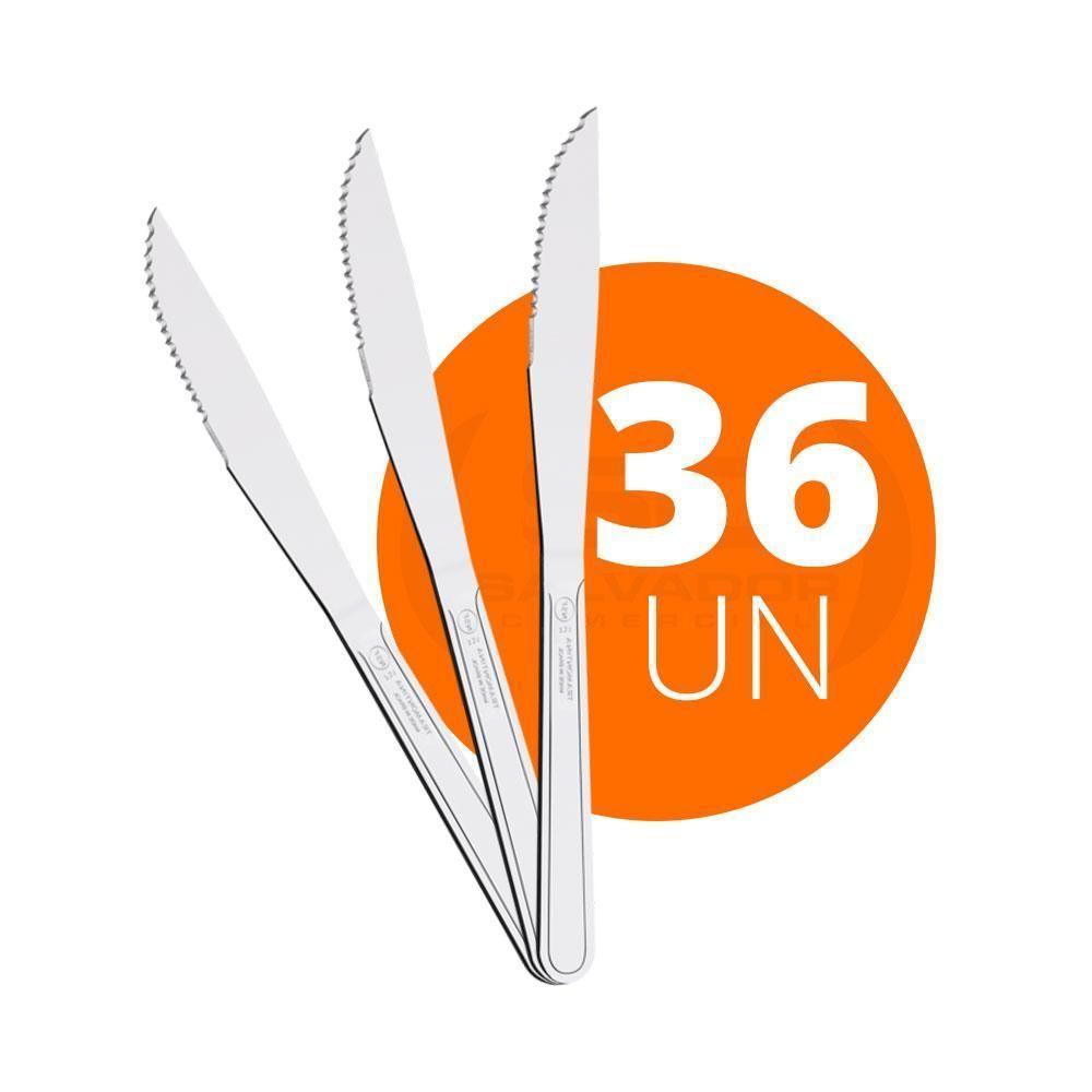 Kit - 36 Facas Para Churrasco Buzios Em Aço Inox 4 Pol Fibag - Tramontina - 2