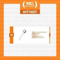 Kit - 48 Colheres De Sobremesa Búzios Em Aço Inox Csibag - Tramontina - 2
