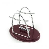 Pendulo Newton Oval Bolas De Metal Base Plástico Linha Nylon - 1