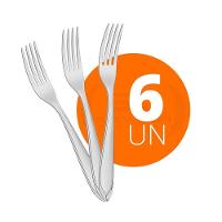 Kit - 6 Garfos De Mesa Luxo Laguna Em Aço Inox Gitop - Tramontina - 1