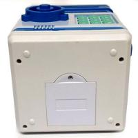 Mini Cofre Eletrônico Senha 4 Dígitos Notas E Moedas Azul - 5