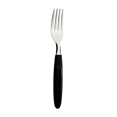 Conjunto de Garfos de Mesa Ipanema 6 Peças Aço Inox Cabo de Polipropileno Preto Tramontina