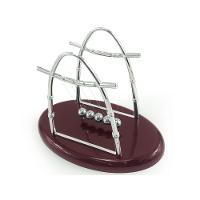 Pêndulo Newton Oval Pequeno Bolas Metal Plástico Linha Nylon - 3