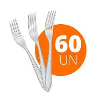 Kit - 60 Garfos De Mesa Luxo Laguna Em Aço Inox Gitop - Tramontina - 2