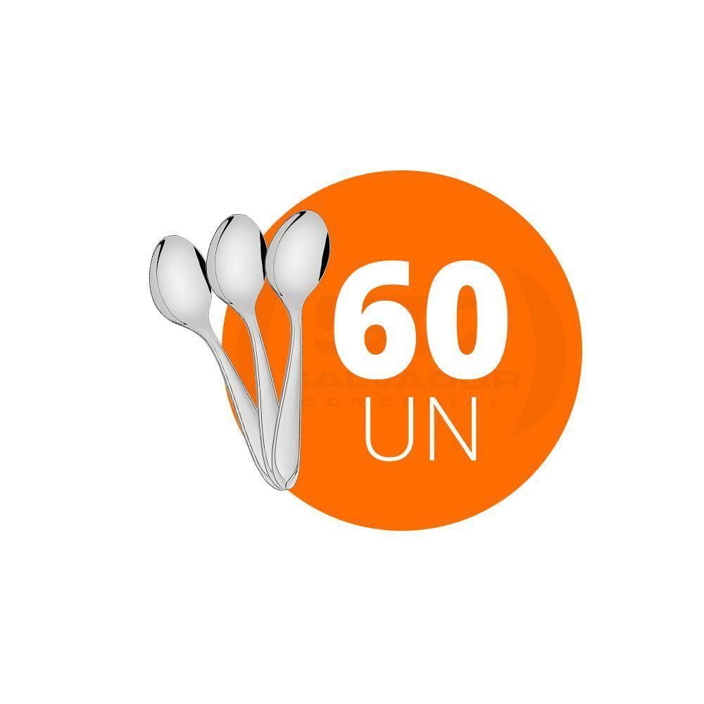 Kit - 60 Colheres De Chá Luxo Laguna Em Aço Inox Ccitop - Tramontina - 6