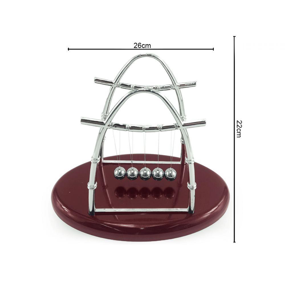 Pêndulo de Newton Modelo Grande Balance Balls Modelo Oval - 2