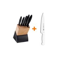 Kit - Faqueiro Plenus 6 Peças + 1 Faca De Carne Profissional 6 Pol - Tramontina - 1