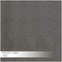 Kit 2 Banquetas Selena Base Gold Veludo Cinza Gran Belo - 6