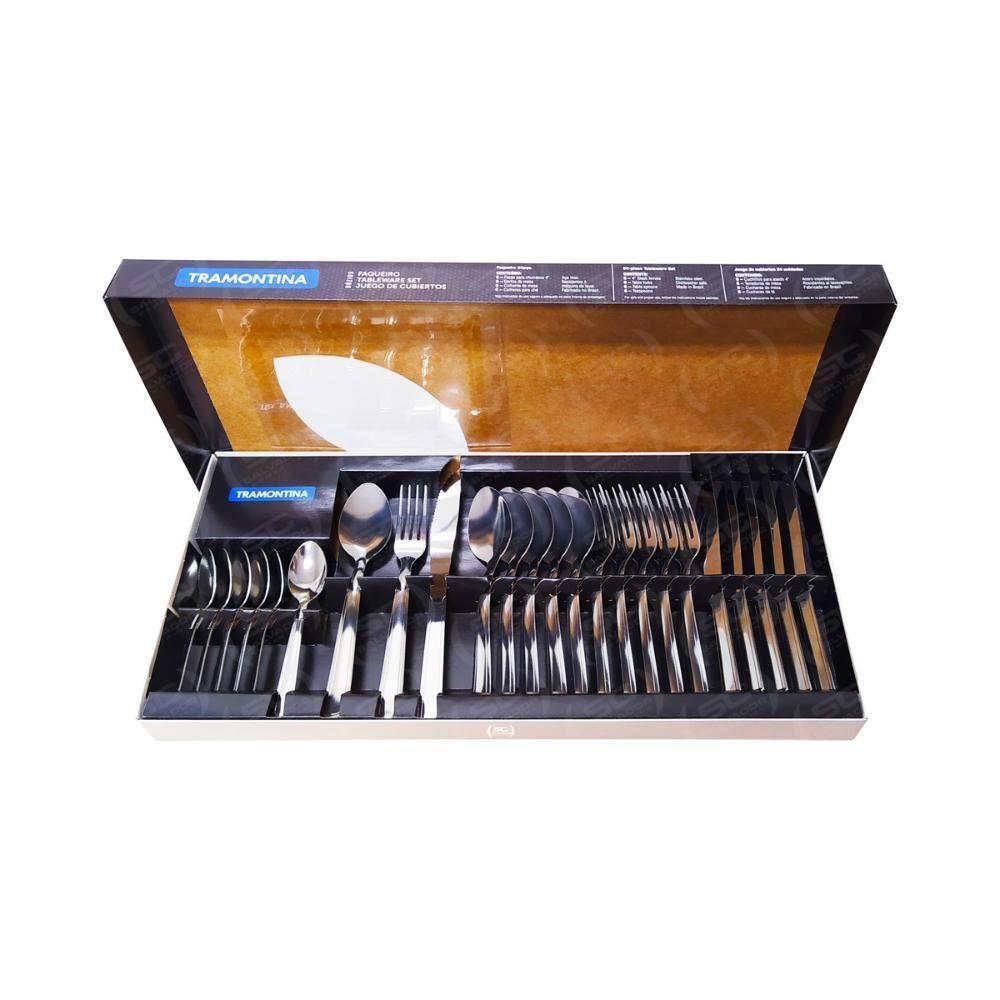 Kit - Faqueiro Plenus 6 Peças + 1 Faqueiro 24 Peças Buzios Inox - Tramontina - 4