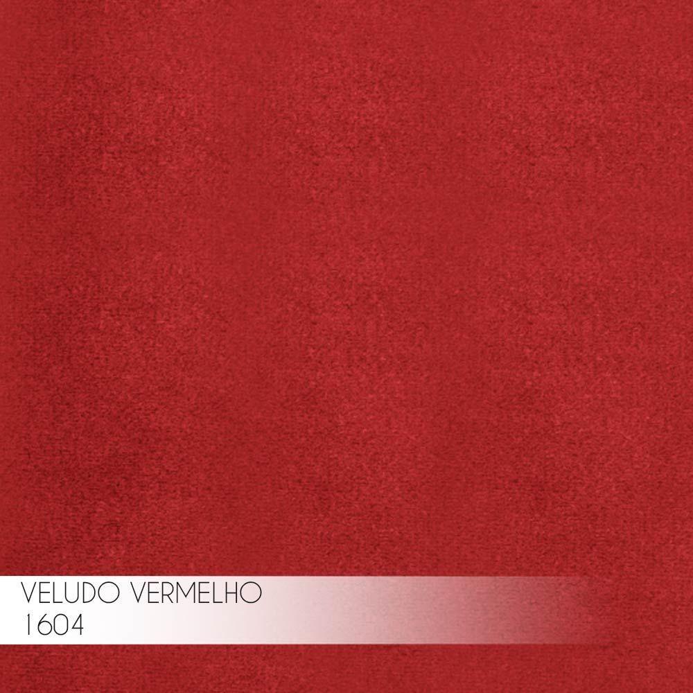 Kit 2 Banquetas Selena Base Gold Veludo Vermelho Gran Belo - 9