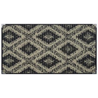 Tapete Sisal Sala 2,00 X 2,50 Antiderrapante Preto S-561