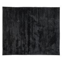 Tapete Sala Escritório 1,00 X 1,50m Macio Antiderente Preto - 7