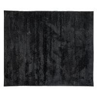 Tapete Sala Escritório 1,00 X 1,50m Macio Antiderente Preto - 9