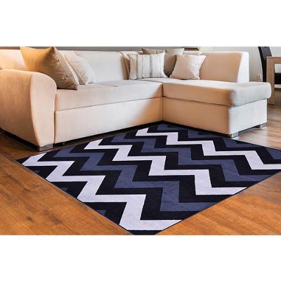 Tapete Sala Quarto Renaissance 2,00 X 2,50 Zig Zag Preto-50