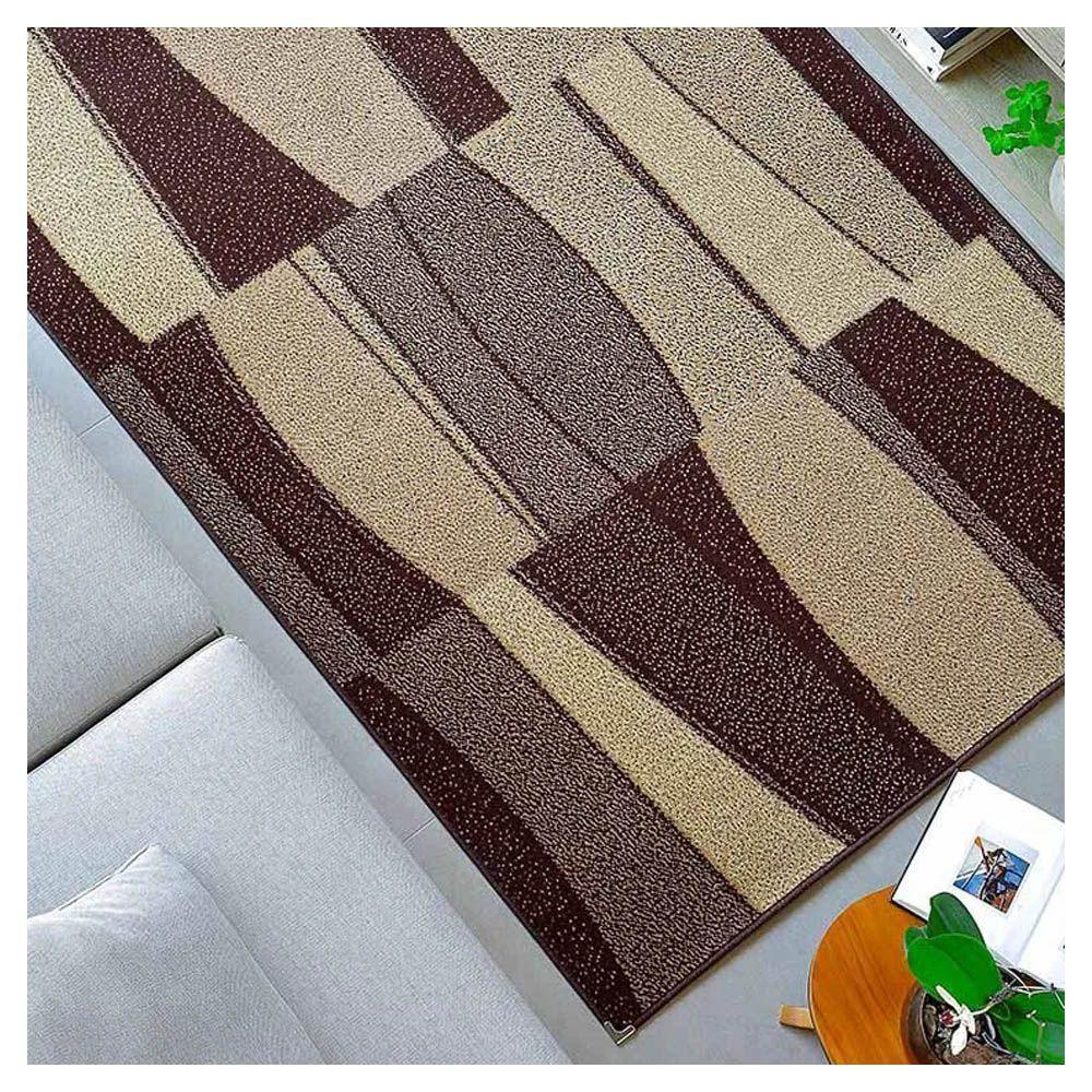 Tapete Sala Escrit. 1,50 X 2,00 Antiderrapante Marrom A-110 - 1