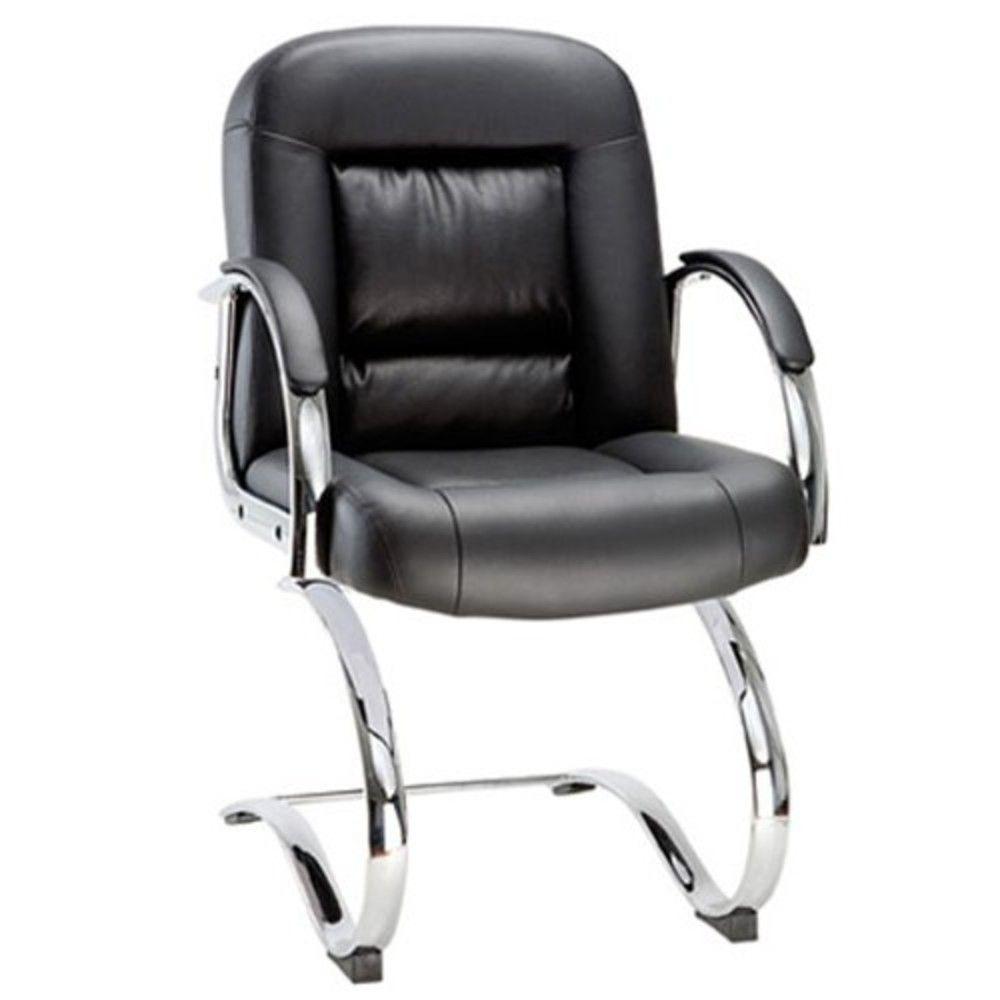 Cadeira Diretor Luxuosa Base Fixa Fixos Linha Firenze Preto - 2