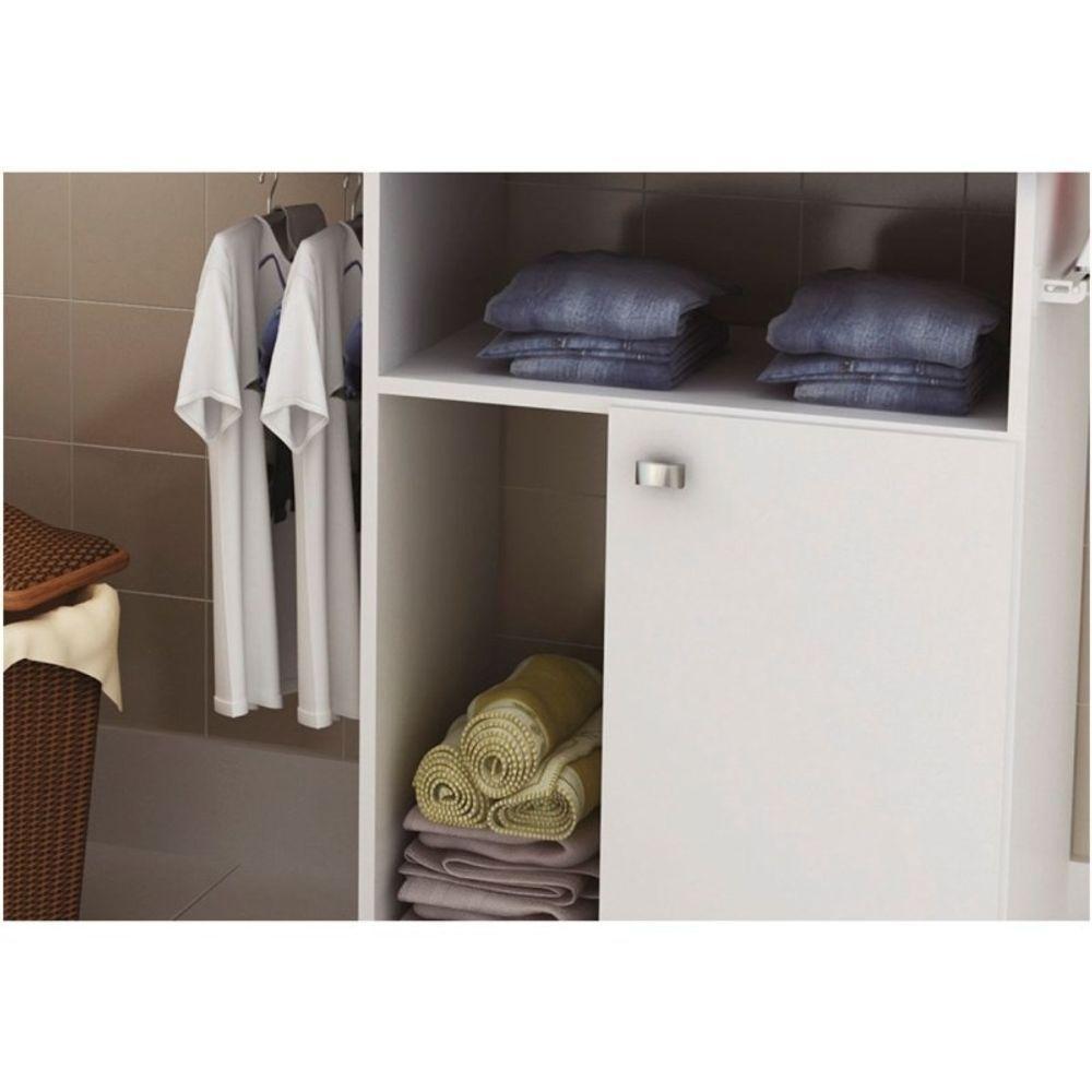 Balcão com Tábua de Passar 01 Porta Branco Tecno Mobili - 3