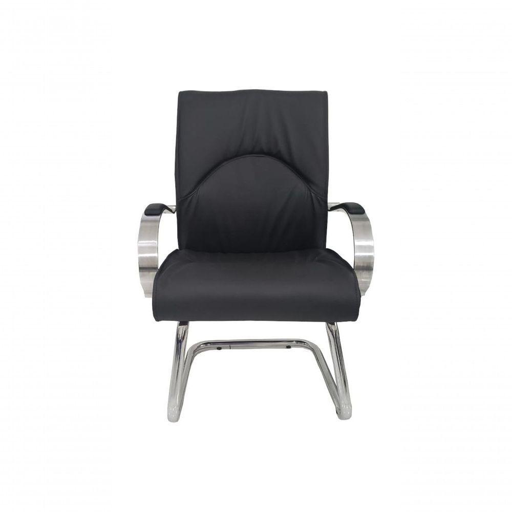 Cadeira Diretor Luxuosa com Base Fixa Linha Eiffel Preto - 6