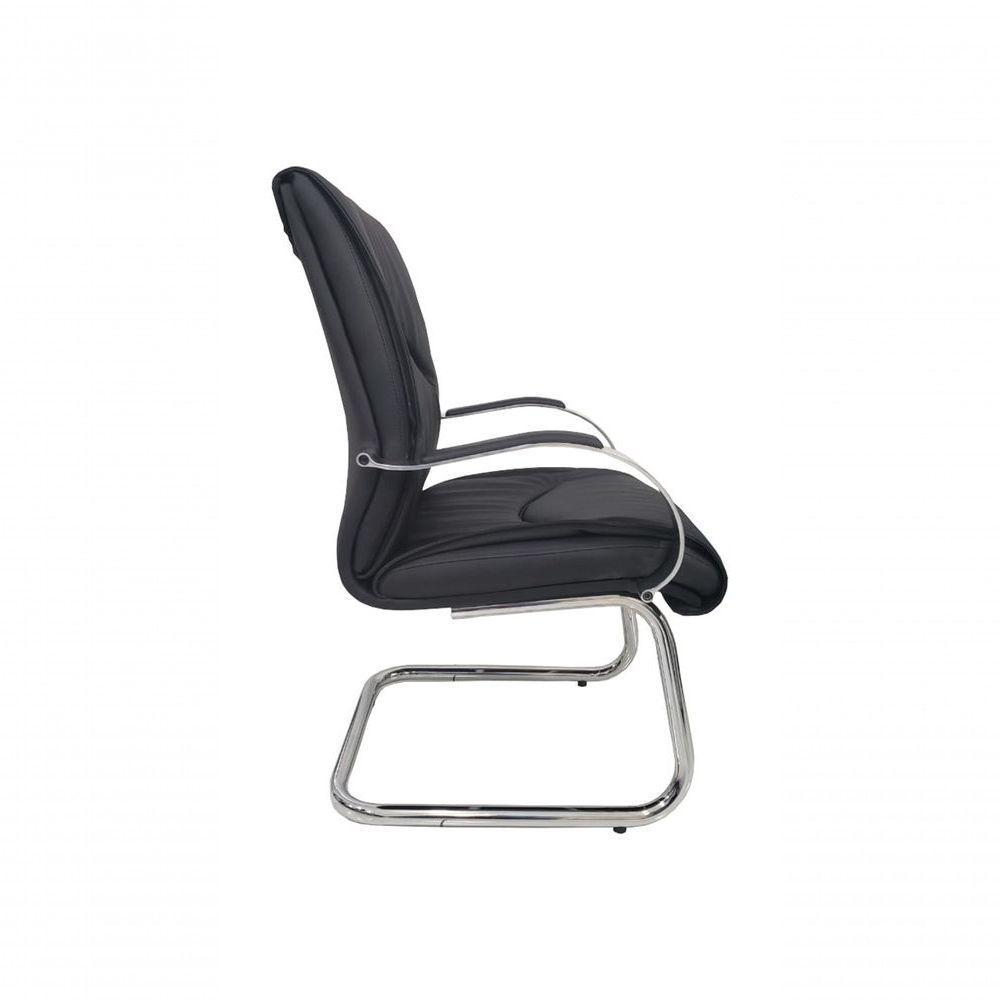 Cadeira Diretor Luxuosa com Base Fixa Linha Eiffel Preto - 8