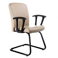 Cadeira Diretor Luxuosa com Base em S Linha Alpha Bege - 1