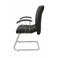 Cadeira Diretor Ergonômica Base Fixa Linha Vivara Preto. - 9