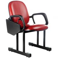 Cadeira Diretor Universitária Linha Auditório Vermelho - 1