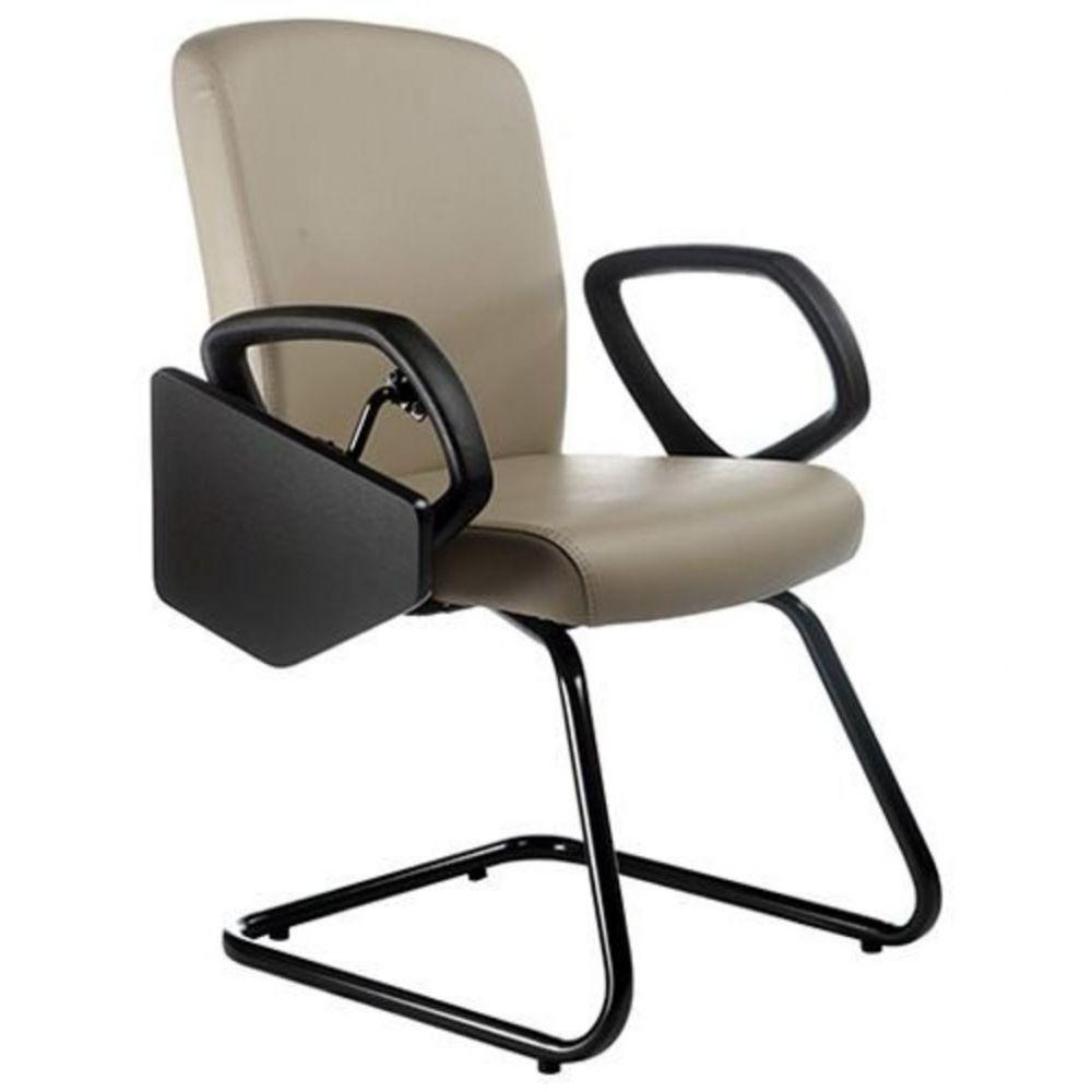 Cadeira Diretor Universitária com Base em S Linha Alpha Bege - 2