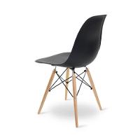 Escrivaninha Porto Preto 90cm e Cadeira Eiffel Charles Eames Preto - 5