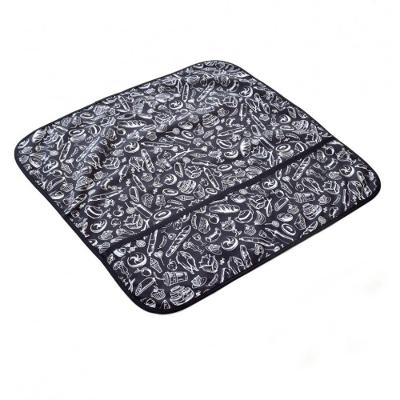 Capa Para Fogão De 04 Bocas 57cm X 57cm Preto E Branco