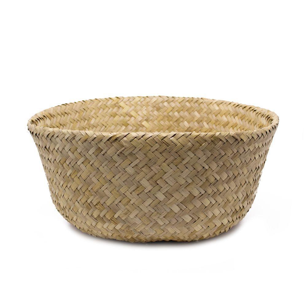 Cesta De Fibra Natural 2 Em 1 31x32x 35cm - 4