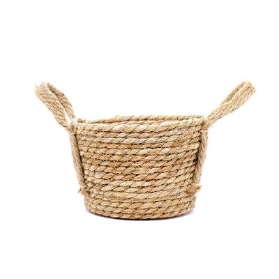 Cesta De Fibra Natural Seagrass 13,5x21x23 Cm