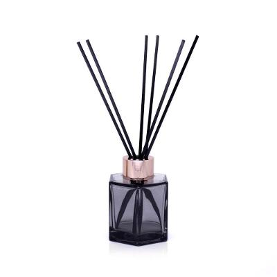 Frasco De Vidro Para Difusor Preto 21X06X06cm