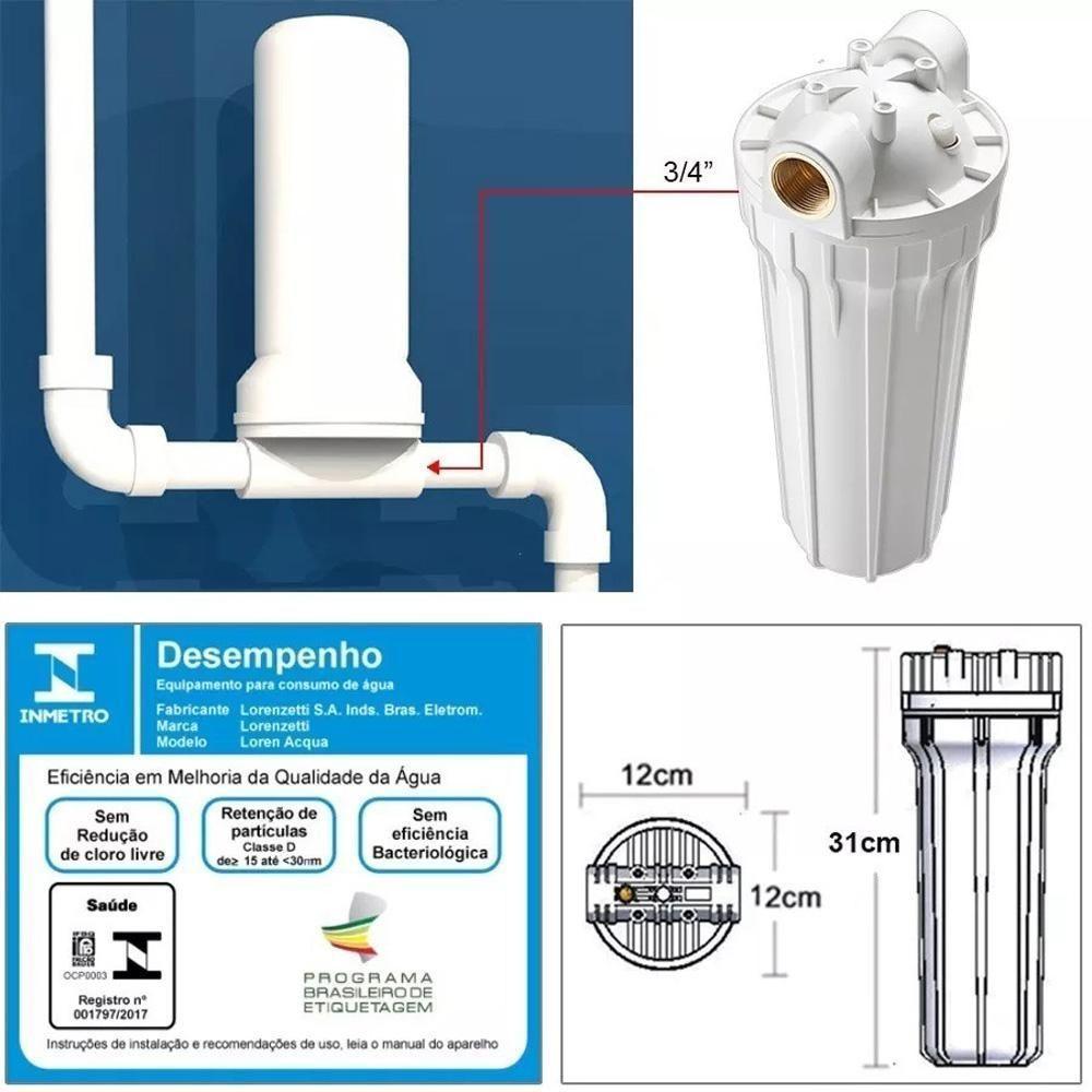 Filtro Para Entrada Da Caixa água Poe 9.3/4 - Lorenzetti - 3