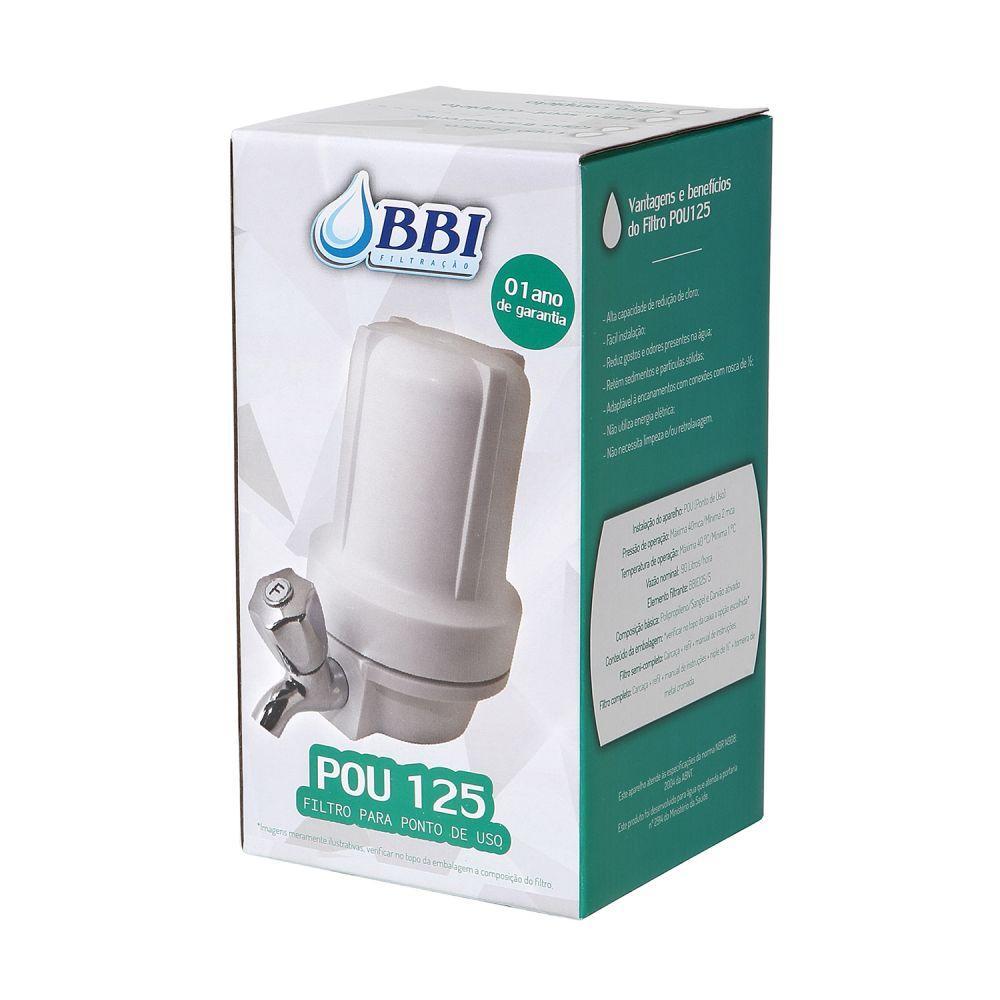 Filtro Pou125 Carvão Ativado Branco BBI - 4