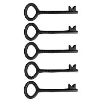 Kit 5 Chaves Decorativas Rústica Enfeite Em Ferro Nº 03 27cm - 1