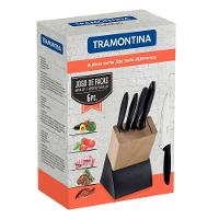 Kit - Faqueiro Plenus 6 Peças + 1 Moedor De Sal Ou Pimenta Realce Em Acrílico E Inox - Tramontina - 3
