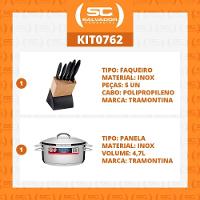 Kit - Faqueiro Plenus 6 Peças + 1 Panela Inox Solar 4,7 Lts Solar Pit1 - Tramontina - 3