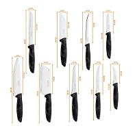 Kit - Faqueiro Premium 3 Peças + 1 Faqueiro 9 Peças Plenus Preto - Tramontina - 2