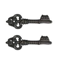Kit 2 Chaves Decorativas Rústica Enfeite Em Ferro Nº 02 26cm - 1