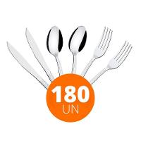 Kit - Jogo De Facas, Garfos E Colheres Búzios 180 Peças Em Aço Inox Ibag - Tramontina - 3