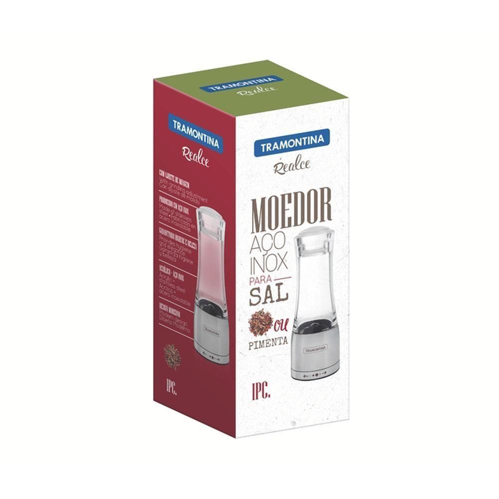 Kit - Faqueiro Premium 3 Peças + 1 Moedor De Sal Ou Pimenta Em Acrílico E Inox - Tramontina - 4
