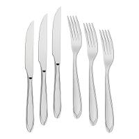 Kit - Jogo De Faca E Garfo Luxo Laguna 24 Peças Em Aço Inox Itop - Tramontina - 1